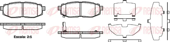 Brake Pad Set, disc brake (1228 01)