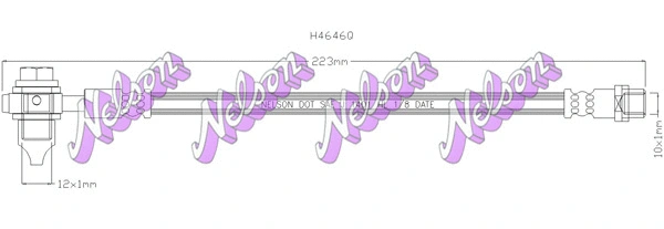Brake Hose (H4646Q)