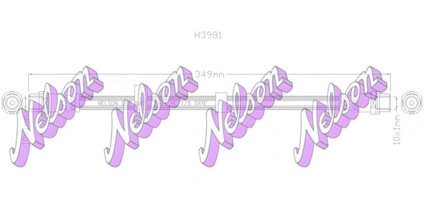 Brake Hose (H3981)