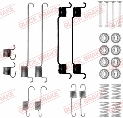 Accessory Kit, brake shoes (105-0802)