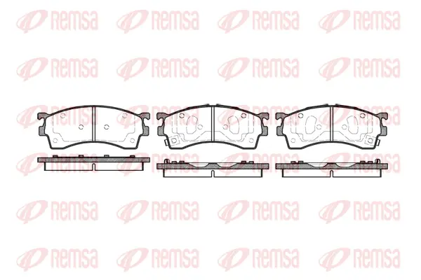 Brake Pad Set, disc brake (0415 12)