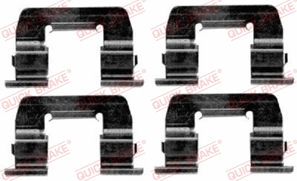 Accessory Kit, disc brake pad (109-1668)