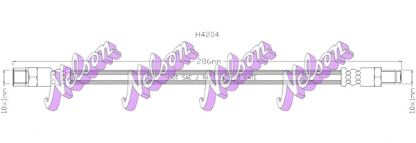Brake Hose (H4204)