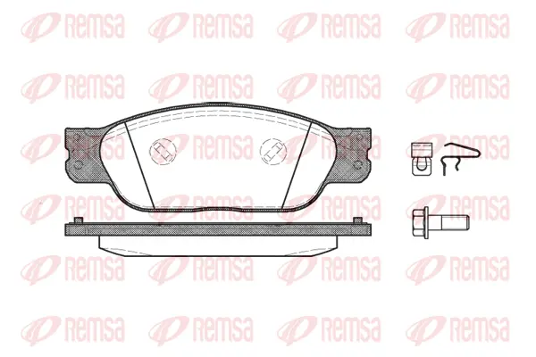 Brake Pad Set, disc brake (0731 00)