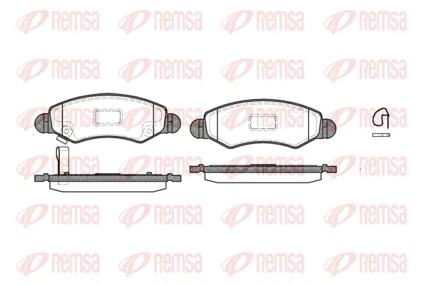 Brake Pad Set, disc brake (0702 21)