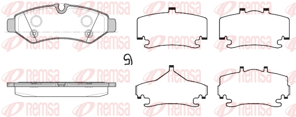 Brake Pad Set, disc brake (1867 00)