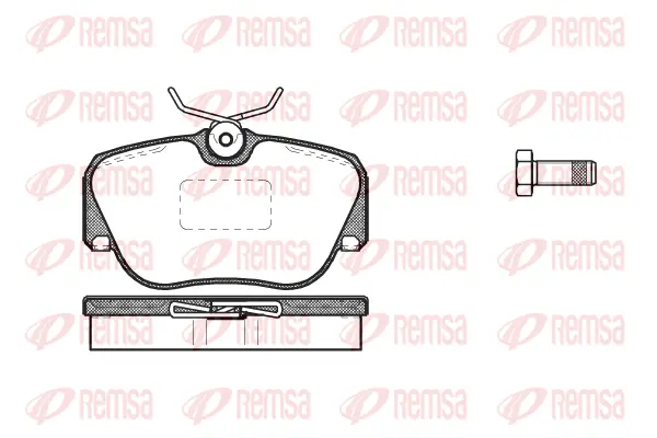 Brake Pad Set, disc brake (0284 00)