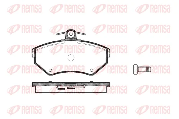 Brake Pad Set, disc brake (0631 00)