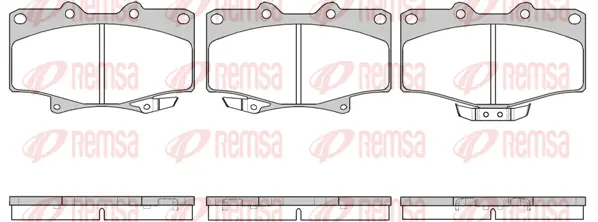 Brake Pad Set, disc brake (0429 14)