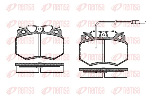 Brake Pad Set, disc brake (0170 02)