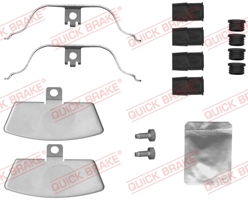 Accessory Kit, disc brake pad (109-1880)