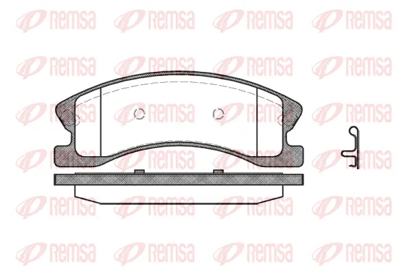 Brake Pad Set, disc brake (0973 02)