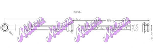 Brake Hose (H5806)