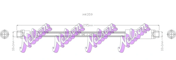 Brake Hose (H4359)