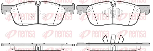 Brake Pad Set, disc brake (1633 10)