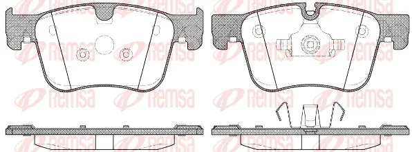 Brake Pad Set, disc brake (1560 00)