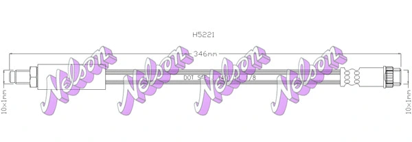 Brake Hose (H5221)