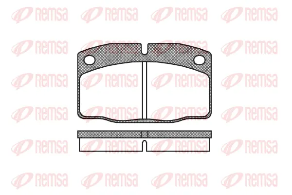 Brake Pad Set, disc brake (0101 00)