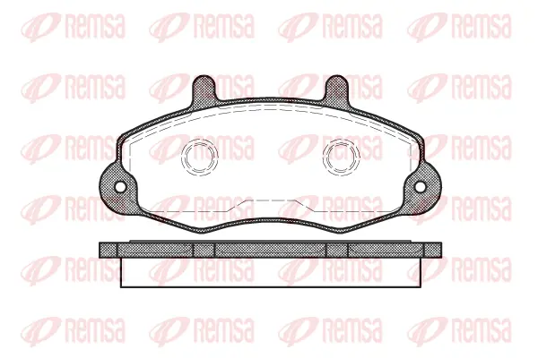 Brake Pad Set, disc brake (0391 00)