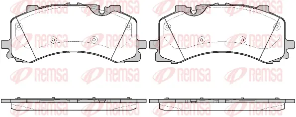 Brake Pad Set, disc brake (1744 00)