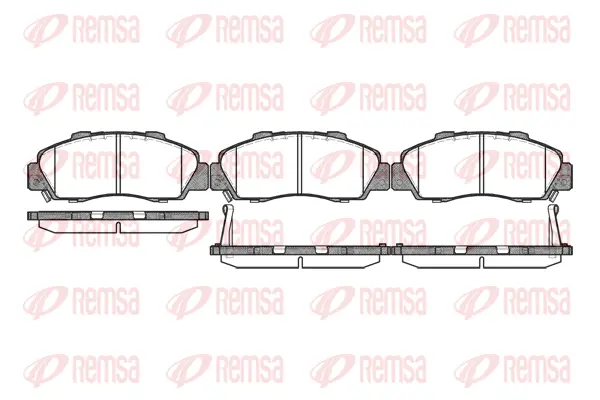 Brake Pad Set, disc brake (0351 32)