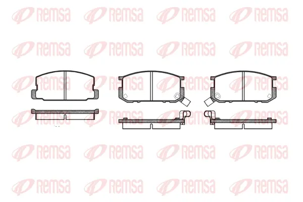 Brake Pad Set, disc brake (0180 02)