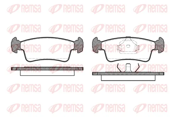 Brake Pad Set, disc brake (0240 00)