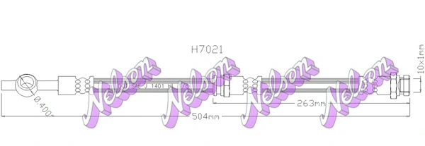 Brake Hose (H7021)