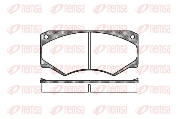 Brake Pad Set, disc brake (0047 00)
