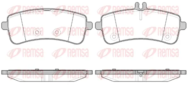 Brake Pad Set, disc brake (1594 00)