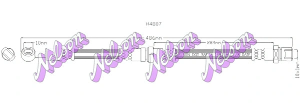 Brake Hose (H4807)