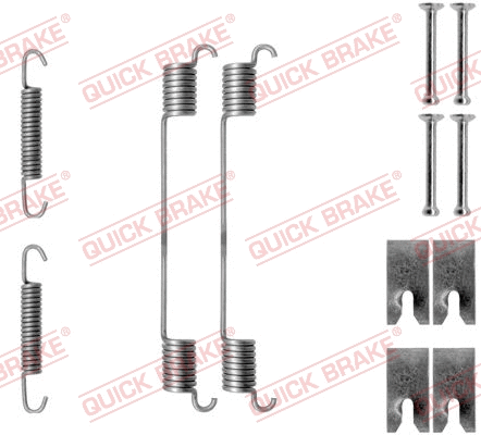 Accessory Kit, brake shoes (105-0814)