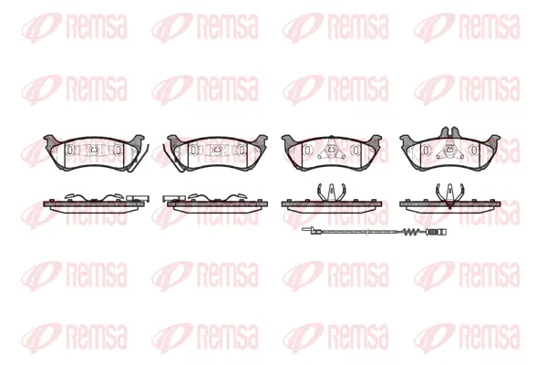 Brake Pad Set, disc brake (0698 11)