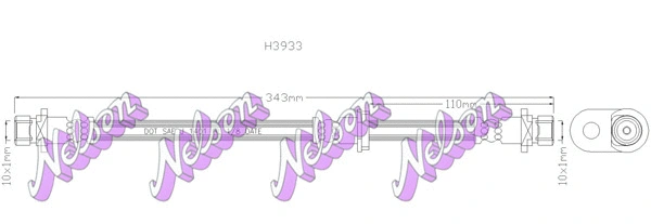 Brake Hose (H3933)