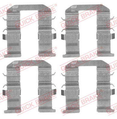 Accessory Kit, disc brake pad (109-1758)