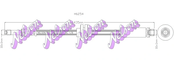 Brake Hose (H6254)