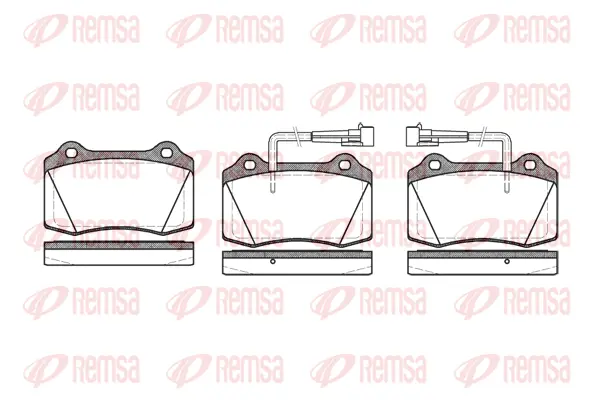 Brake Pad Set, disc brake (0434 22)