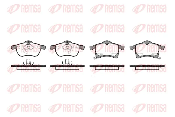 Brake Pad Set, disc brake (0683 02)