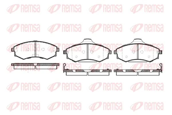 Brake Pad Set, disc brake (0318 82)
