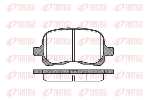 Brake Pad Set, disc brake (0652 00)