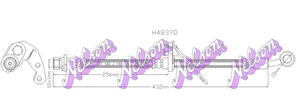 Brake Hose (H4837Q)