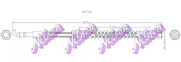 Brake Hose (H4791)