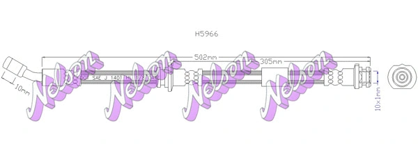 Brake Hose (H5966)