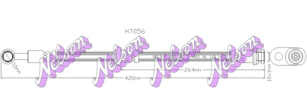 Brake Hose (H7056)