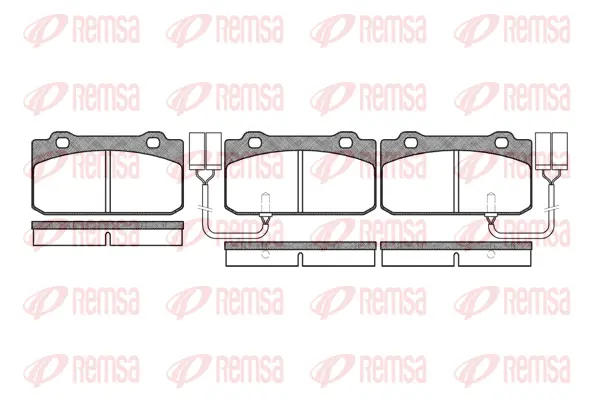 Brake Pad Set, disc brake (0210 02)