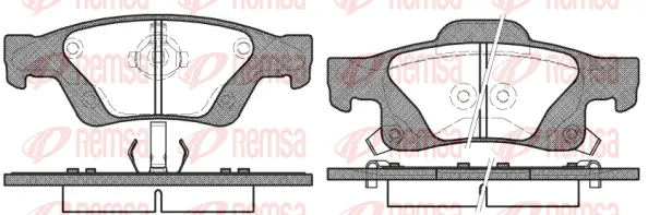 Brake Pad Set, disc brake (1446 02)
