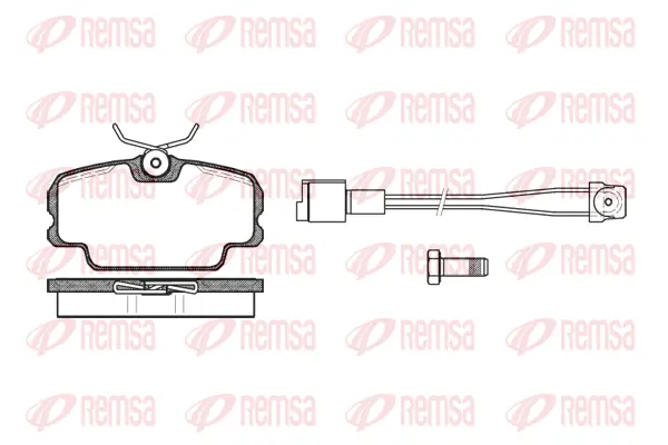 Brake Pad Set, disc brake (0145 11)
