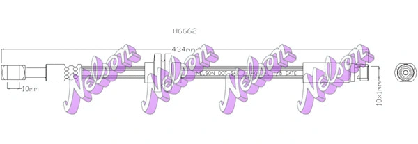 Brake Hose (H6662)