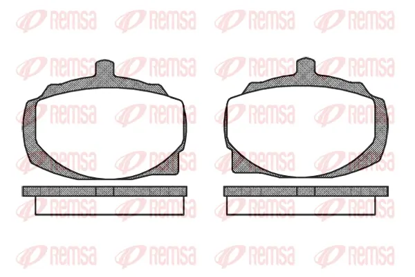 Brake Pad Set, disc brake (0049 10)