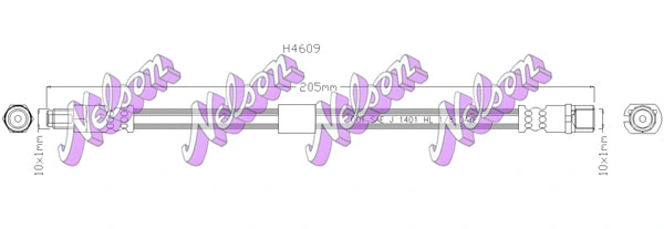 Brake Hose (H4609)
